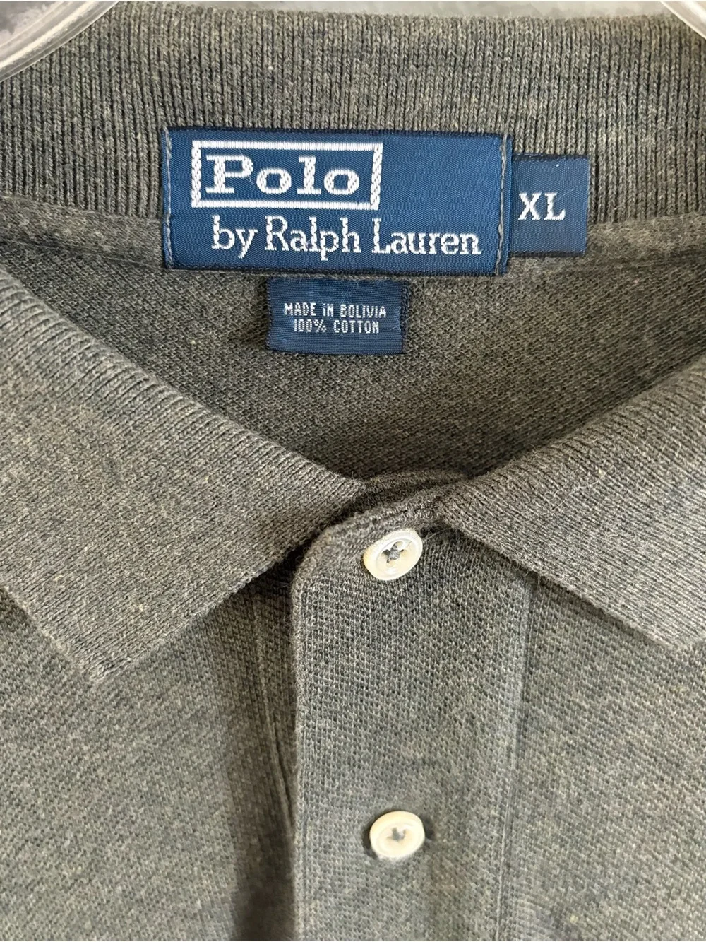Polo Ralph Lauren Long-Sleeve Polo Shirt -  Olive size X-Large
